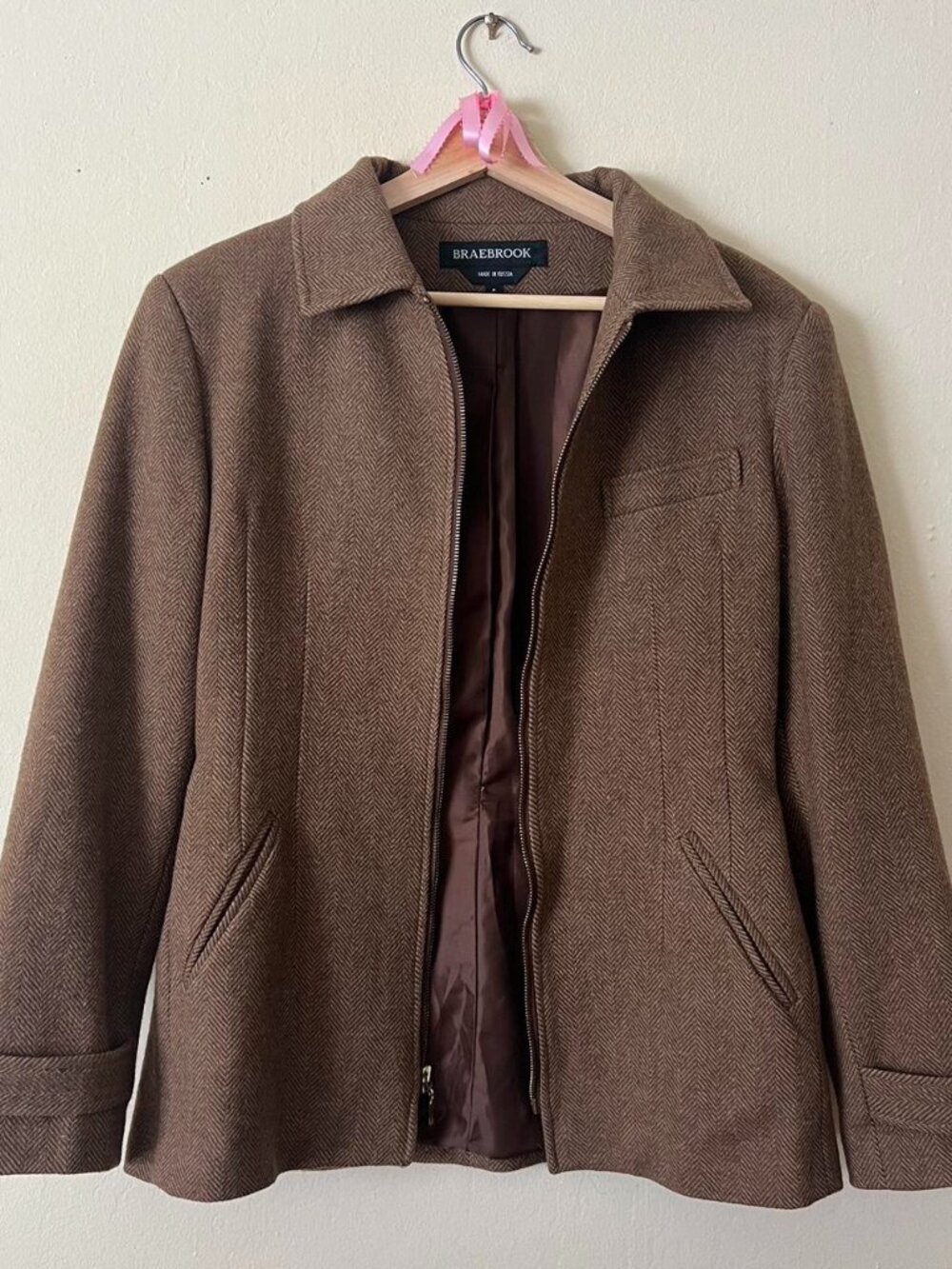 vintage brown wool coat ~ perfect for fall 🍂📚